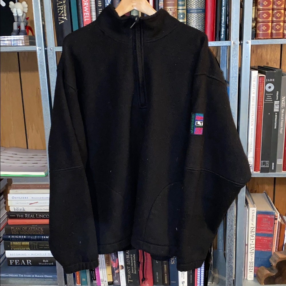 Vintage 1990’s GAP Alpine Downhill Ski Heavyweight Winter Fleece 1/4 zip pullove